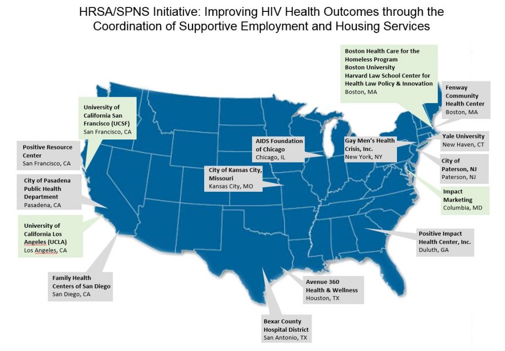 ETAP Demonstration Site Map - Center for Innovation in Social Work & Health