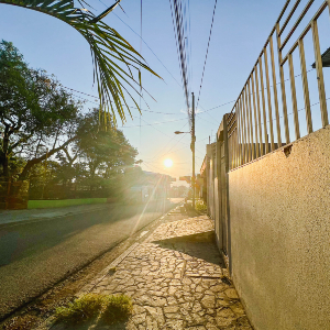 A view of the sunset in Esteli, Nicaragua. 